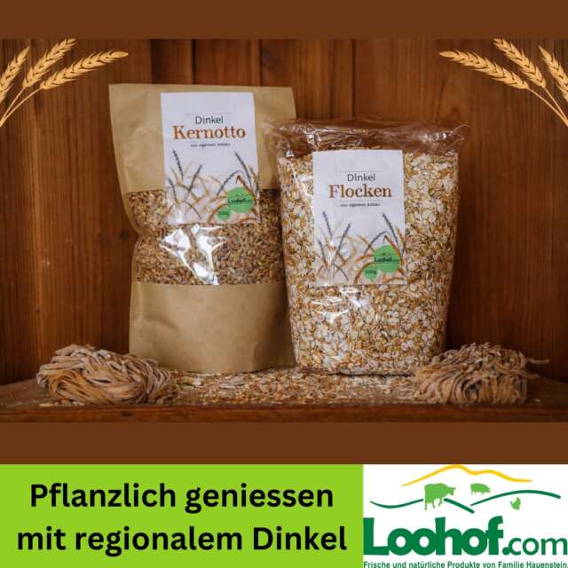 🌾 Pflanzlich geniessen mit regionalem Dinkel vom Loohof 🌾
Unser Dinkel Kernotto und die Dinkelflocken stammen aus eigenem Anbau – regional, natürlich und vielseitig einsetzbar. 💚
Ob als cremiges Kernotto, feine Beilage, fürs Frühstück oder zum Backen: Dinkel bringt Abwechslung und vollen Geschmack in deine Küche.
🥖🍝 Zudem findest du bei uns weitere Dinkelprodukte wie Brot, Teigwaren und mehr.
👉 Alles direkt über unseren Webshop bestellbar – dort siehst du jederzeit, was aktuell verfügbar ist.
🌱 100 % pflanzlich
🌾 Regional angebaut
🍽️ Einfach & vielseitig
❓Wie verwendest du Dinkel am liebsten – herzhaft oder süss?
#Loohof #Dinkel #RegionalGeniessen #Pflanzlich #Eigenanbau #NatürlichGut #Kernotto #Dinkelflocken #DirektvomHof #Webshop